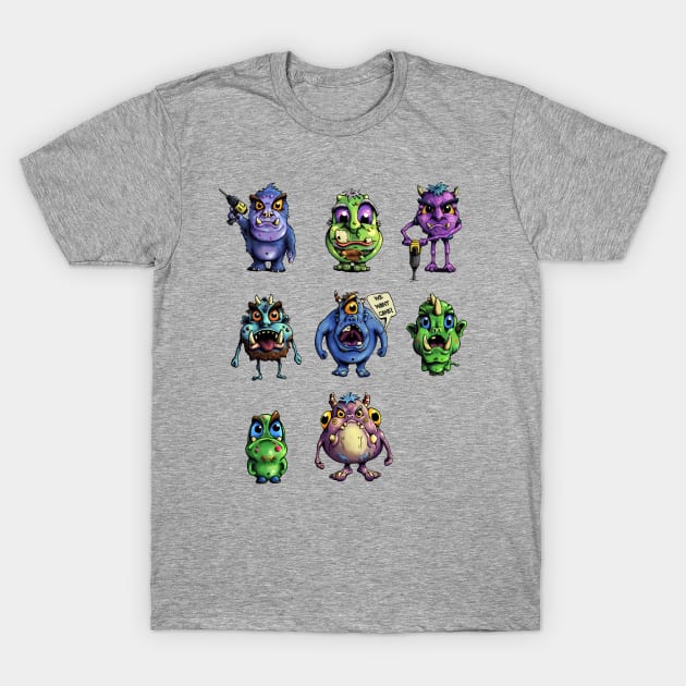 Little Monster collection 1 T-Shirt by Eyekoo